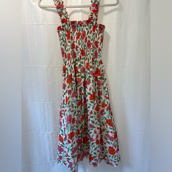 Kate Spade Midi Smocked Dress Small - Picture 5 of 7